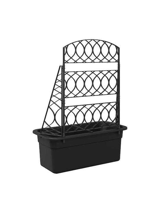 Garden Trellis in Grey Plastic 58x29x78cm