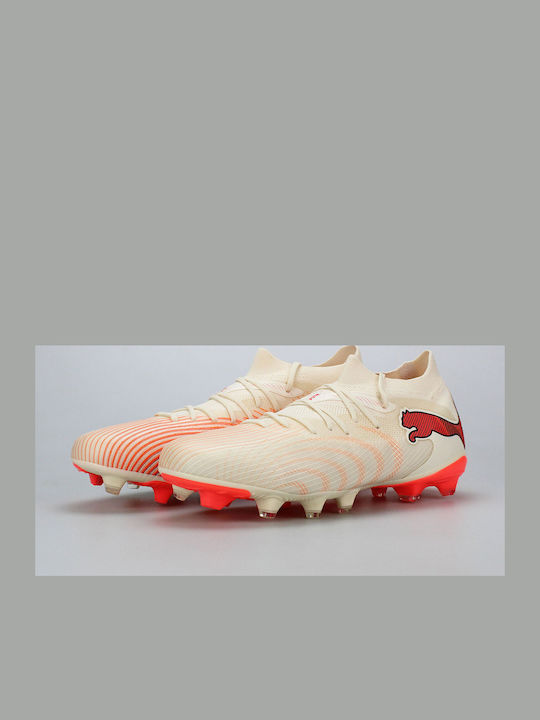 PUMA Future Football Shoes with Cleats FG/AG Beige