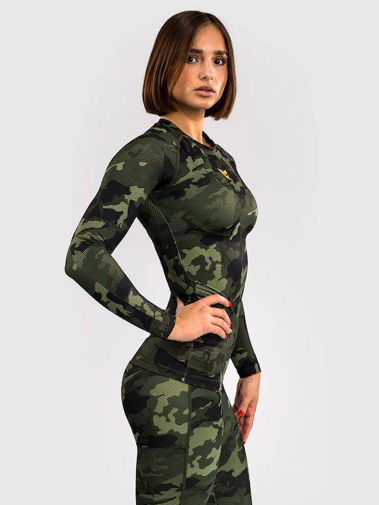 Venum Women's Long Sleeve Shirt VENUM-05406-015 for Jiu-Jitsu Pink