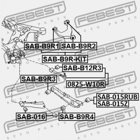 Πίσω Εγκάρσια Μπάρα Μπάλα Subaru Tribeca W10 2004.11 Usa 20250-xa060