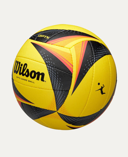 Wilson Optx Game Volleyball Black Yellow Orange Wv3000801bof