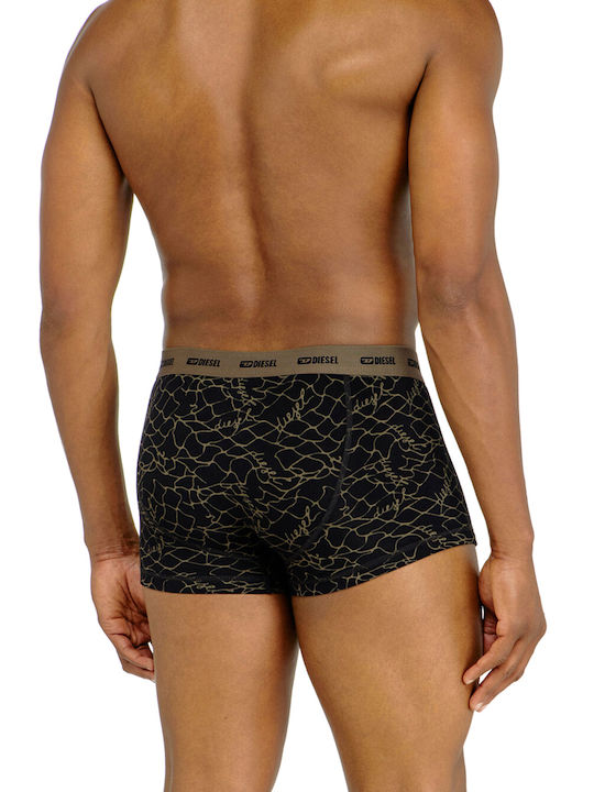 Herren Boxershorts Braun 3er Pack