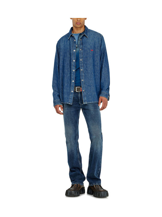 1985 Larkee Herren Jeanshosen Regulär Fit Blau