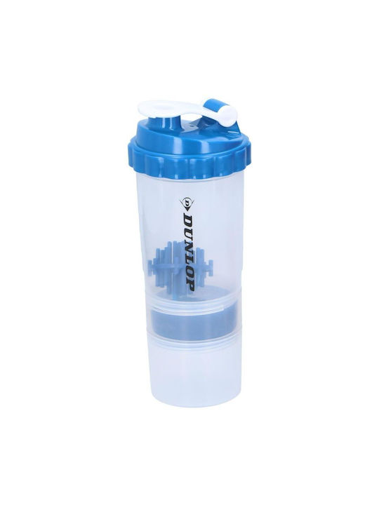 Dunlop Shaker Πρωτεΐνης 550ml Πλαστικό Μπλε