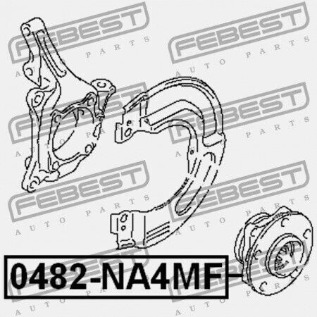 Vordere Radlager Mitsubishi Lancer Cy Cz 2007.03-2013.02 Eur Mr594979