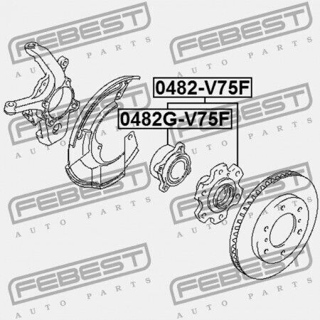 Mitsubishi Pajero Monterolong V90 Front Hub 2006.08 G Xp 3880a024