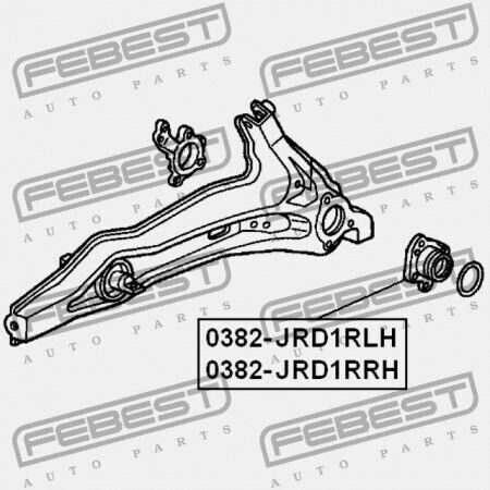 Лява Задна Главина Honda CR-V RD1 1996-2001 GN 42201-S10-008