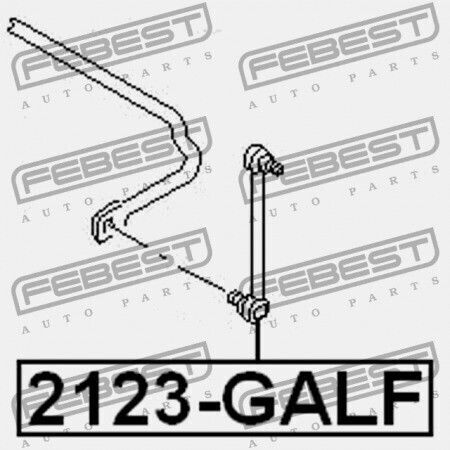 Σύνδεσμος Μπροστινού Σταθεροποιητή Ford Galaxy Vy 2000-2006 Eu 1141774