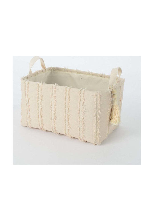 SteweHome Fabric Multicolour Storage Basket 19lt