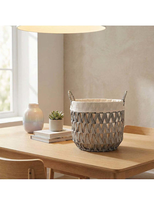 SteweHome Fabric Multicolour Storage Basket 30x28x30cm