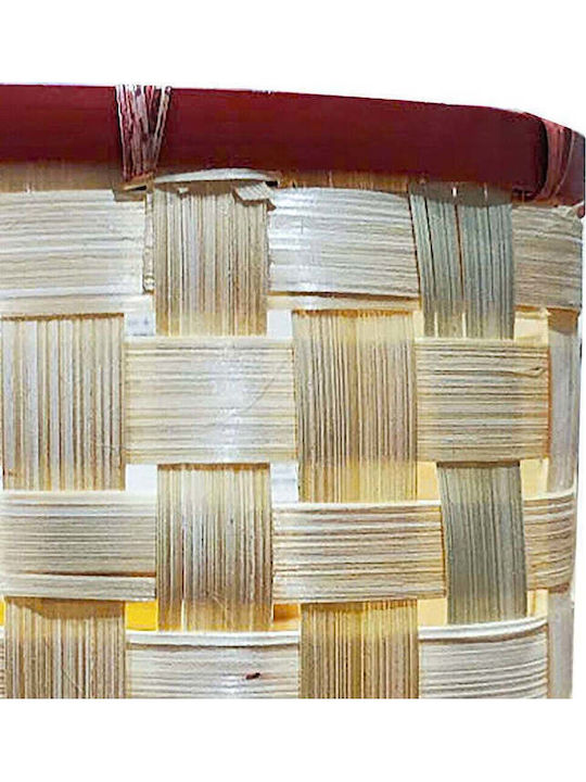 SteweHome Bamboo Multicolour Storage Basket 6lt 2 Pieces