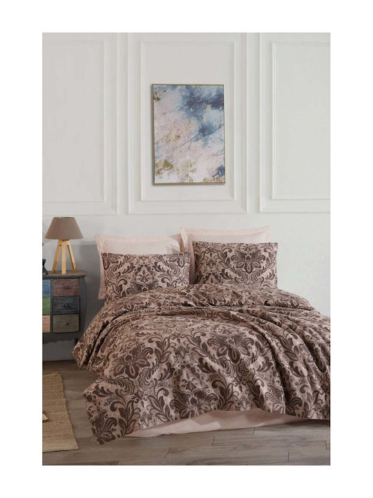 SteweHome Pique Double Blanket 200x230cm Brown