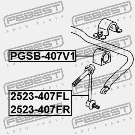 Braț Stabilizator Frontal Dreapta Citroen C6 2005-2012 5087.53