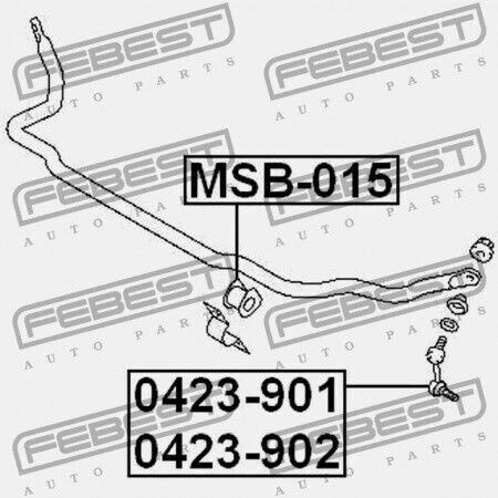 Десен Преден Връзка На Стабилизатор Mitsubishi Pajero Montero V70 2000.02-2006.12 G Xp Mr374522