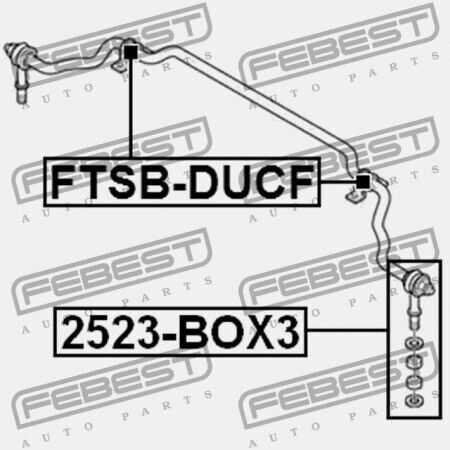 Febest Frontstabilisator Verbindung Citroen Jumper III Relais III 2006 5081.l1