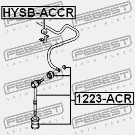 Braț Stabilizator Spate Hyundai Sonata Ef 02 2001-2006 Dom 55830-25000