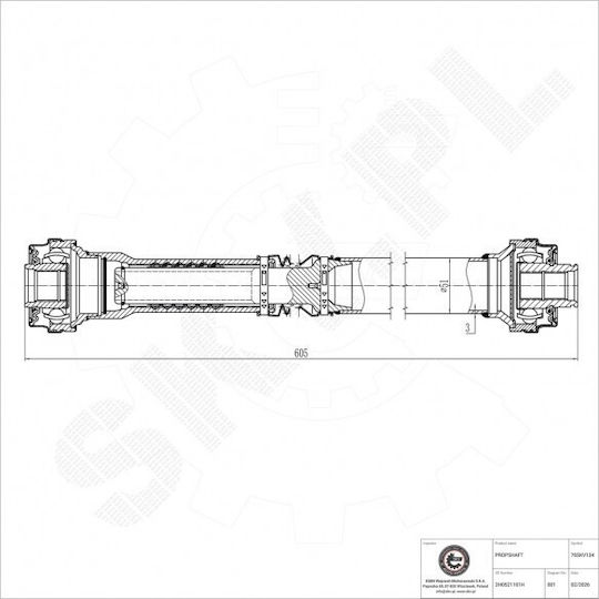 Getriebewelle Für Vw Amarok 2h0521101h