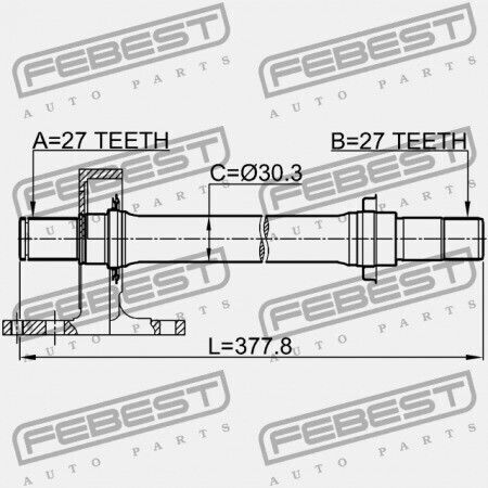 Right Half Shaft Honda CR-V RD5 2002-2006 EU 44500-SCV-A00