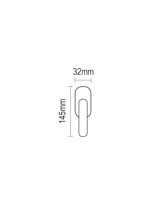 Viometale Window Latch Pair Black 08.801.K4