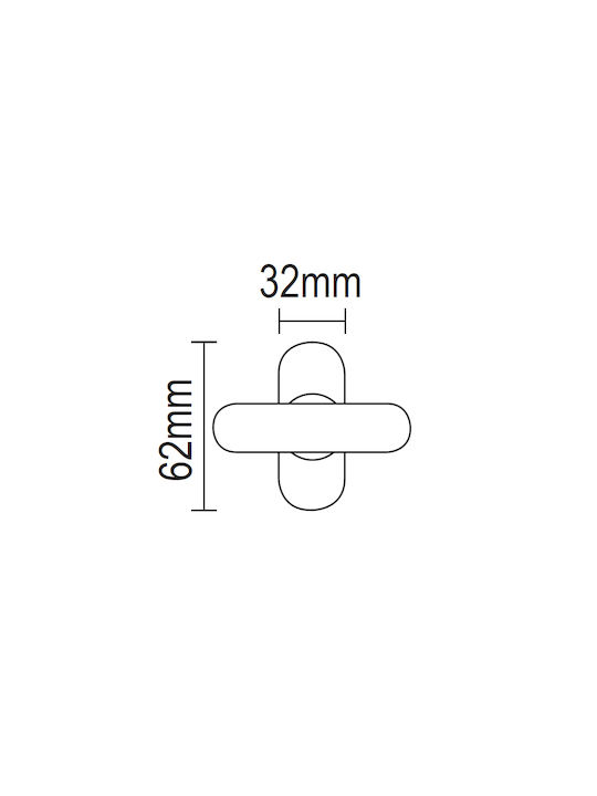 Viometale Window Latch Pair Black 08.461.K4