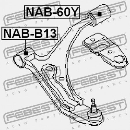 Piese Pentru Partea Frontală A Mașinii Cușetă Braț Control Față Nissan Sunny B14 1994.01-1999.08 Jp 54501-52y70