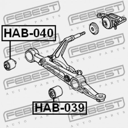Inel Inferior Frontal Braț De Control Honda Integra 4d Db6 Jp 51392-sr3-014