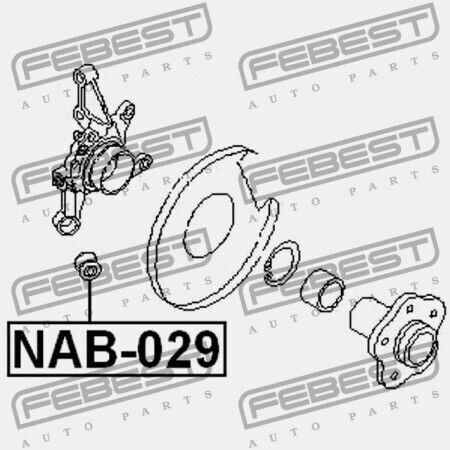 Inel Spate Inferior Ax Nissan Sunny B14 1994.01-1999.08 Jp 55152-51e00