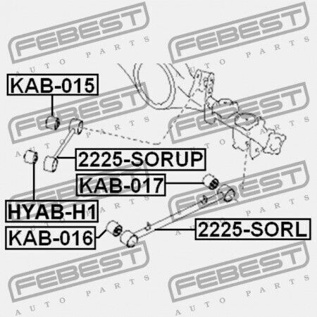 Пръстен Заден Лост За Управление Kia Sorento 02 2002-2006 Cis 55290-3e001