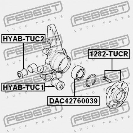 Πίσω Δακτύλιος Αρθρώσεων Hyundai Tucson 04 -oct.2006 2004 Gen 55116-25000