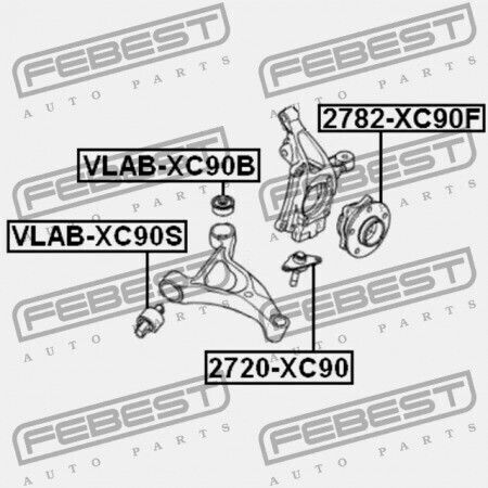 Front Control Arm Ring Car Front Parts Volvo XC90 2003 30639368