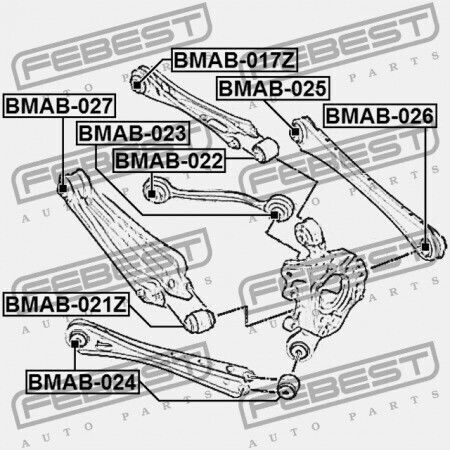 Κουζινέτο Πίσω Αρθρώσεων Bmw X3 F25 2009-2013 Ece 33306786980