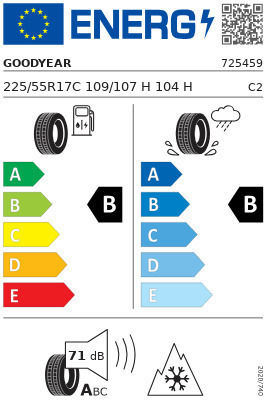 Goodyear Vector-4s Cargo 225/55R17 109HH MO-V Λάστιχο 4 Εποχών για Φορτηγό Ελαφρού Τύπου