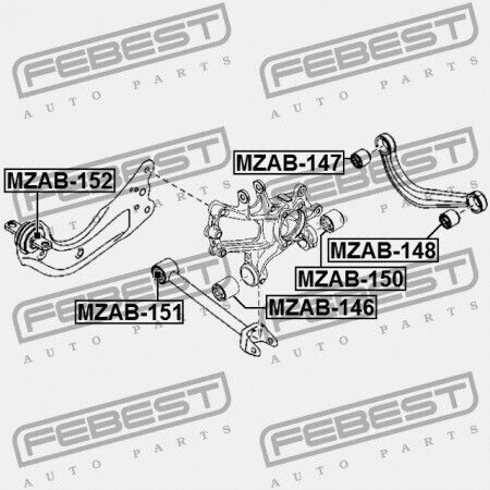 Febest Vorderseite System Mazda CX-5 2011-2012 Eu Kd35-28-430a