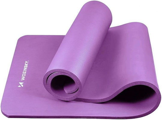 Wozinsky Yoga Exercise Mat Purple (183x61x1.5cm)