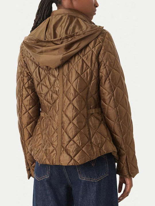 Michael Kors Μπουφάν Puffer Καφέ