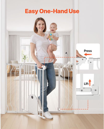 Vevor Metal Security Door in White Colour 75cm