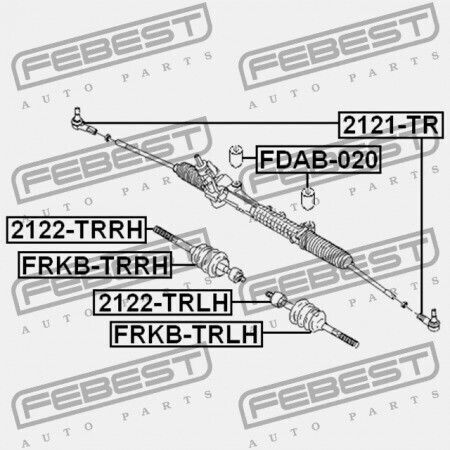 Χορδή Ράβδου Διεύθυνσης Δεξιά Ford Transit Tt9 2006-2013 Eu 1370710