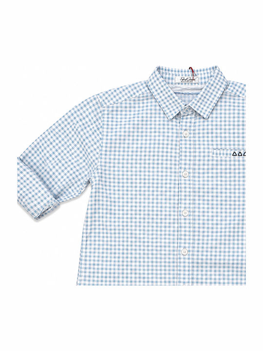 Kids Long-Sleeved White Shirt