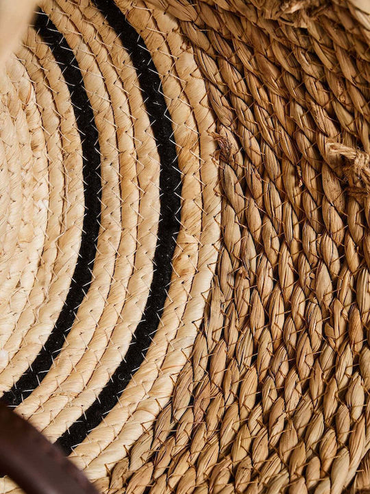 SteweHome Decorative Wicker Basket Brown 35x50x32cm