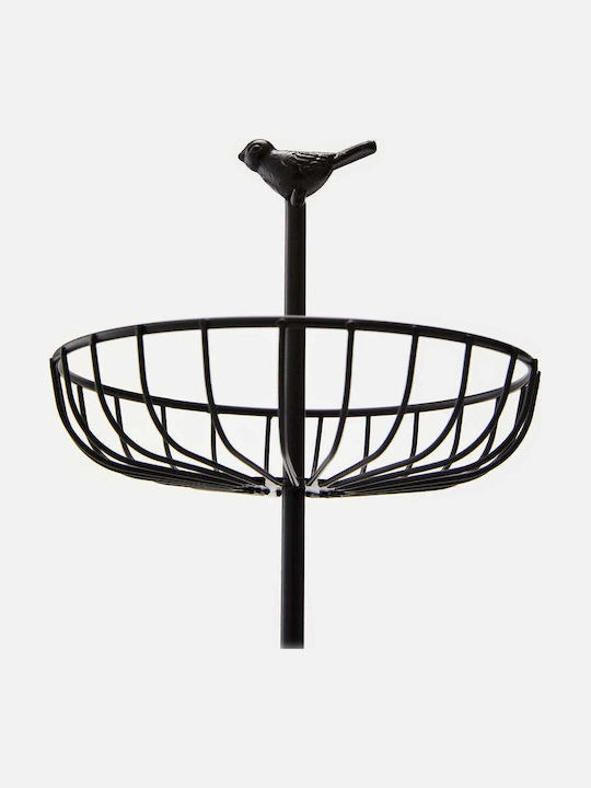 SteweHome Διακοσμητικό Καλάθι Μεταλλικό Μαύρο 25x25x34.5εκ.