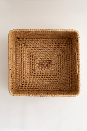 SteweHome Dekoratives Korbweide Körbchen Beige 30x28x16cm