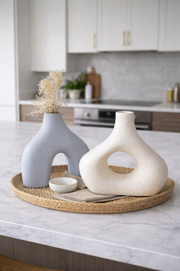 SteweHome Set Decorative Multicolour Ceramic Vases