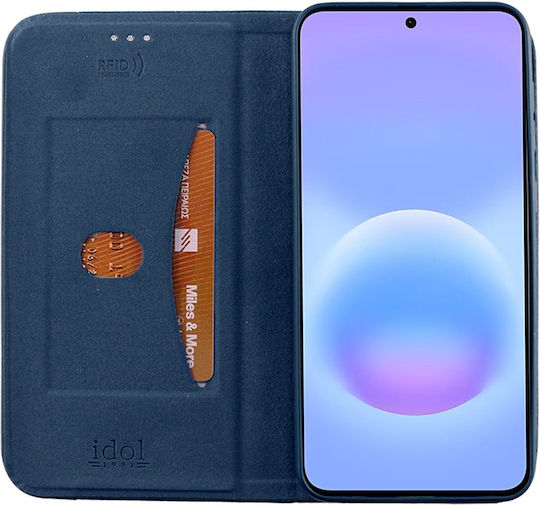 Idol 1991 Elite Case Samsung A57 5g A576 6.7in Anti-rfid Book Stand Blue