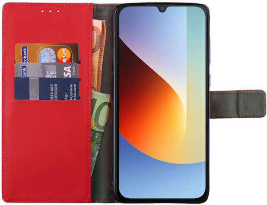 Volte-tel Allure Xiaomi Redmi A7 Pro 4g 6.9in Magnet Book Stand Clip Red