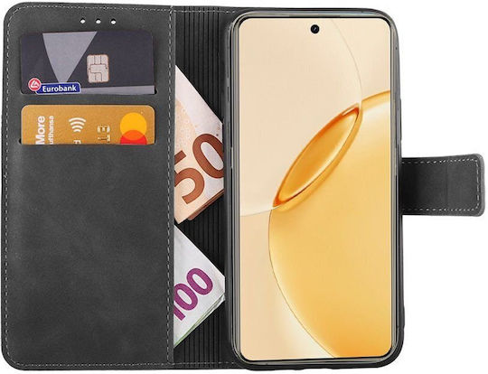 Lime Essential Θηκη Realme 16 Pro Plus 5g 6.8in Magnet Book Stand Clip Grey