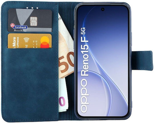 Lime Essential Oppo Reno15 F Reno15 Fs 5g 6.57in Magnet Book Stand Clip Dark Blue
