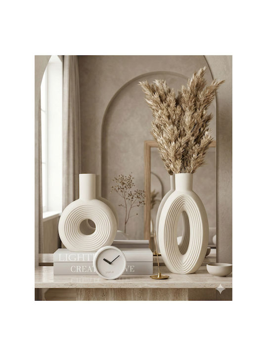 SteweHome Set Vaze Decorative Albe