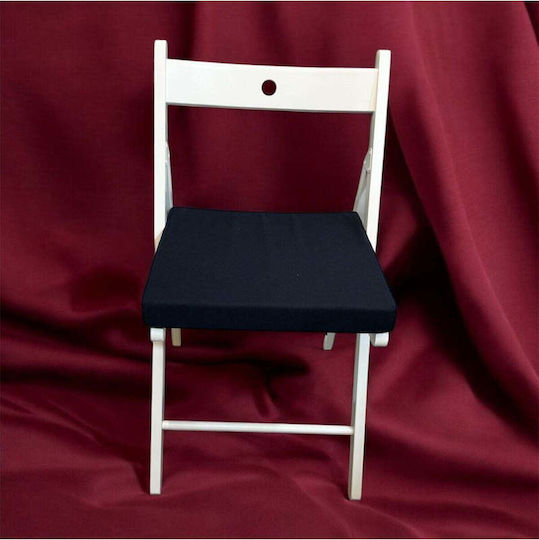SteweHome Καρέκλας Κήπου Μαύρο 40x40εκ.