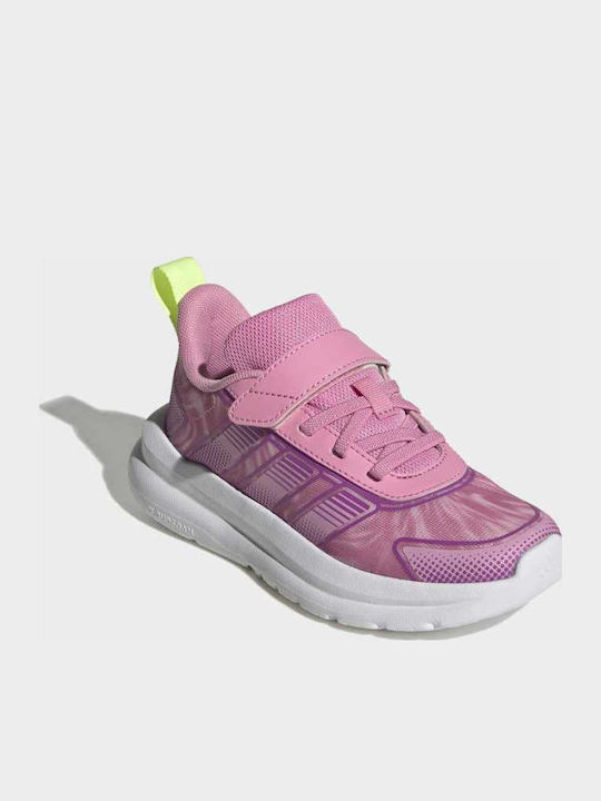 Tensaur Run Kinder Sportschuhe Running mit Schnürsenkeln Rosa