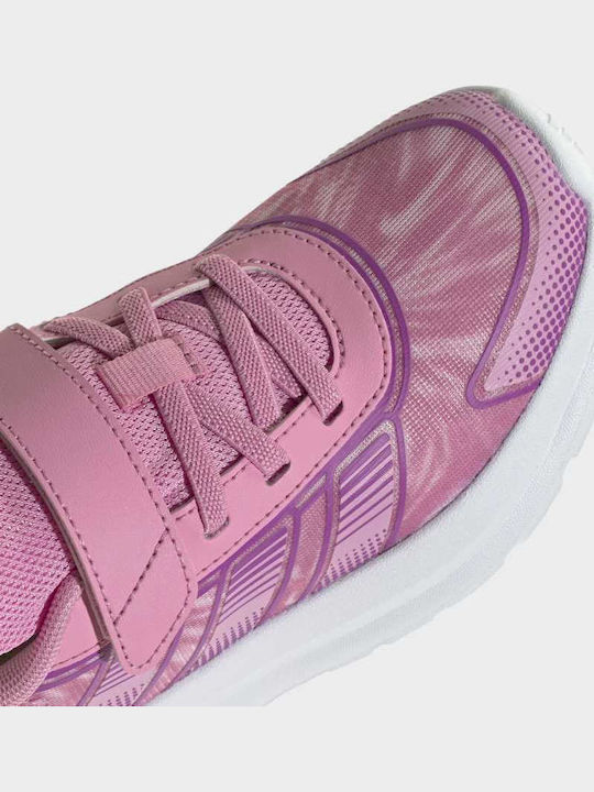 Tensaur Run Kinder Sportschuhe Running mit Schnürsenkeln Rosa
